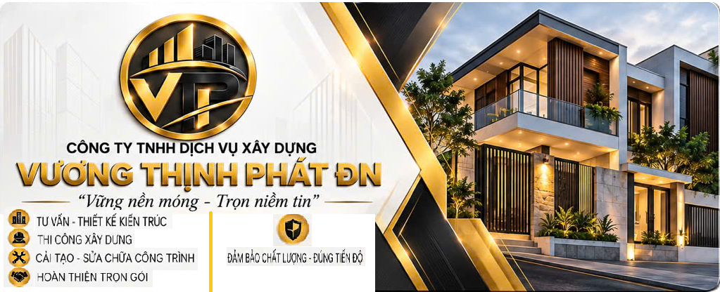 Công ty TNHH Dịch vụ Xây dựng Vương Thịnh Phát ĐN — Vững nền móng, trọn niềm tin